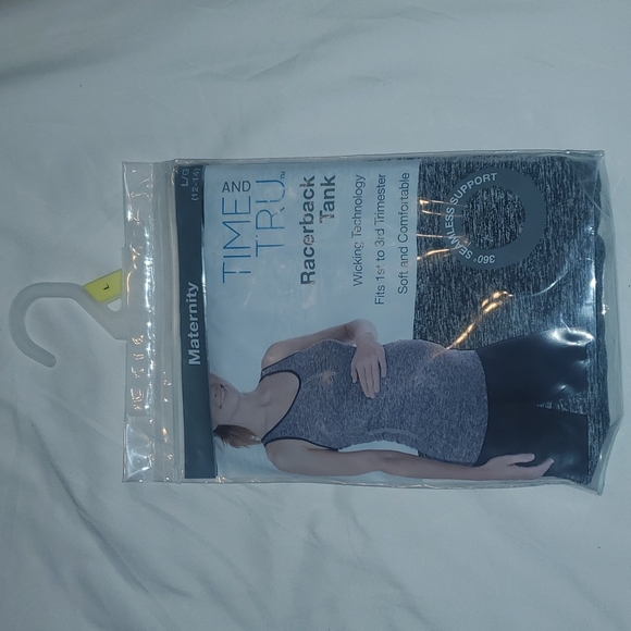 Maternity Racerback tank grey colored - Picture 3 of 3